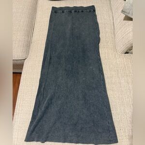 Fashion Nova Charcoal Maxi Skirt